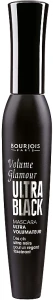 Суперобъемная, ультрачерная тушь для ресниц - Bourjois Volume Glamour Ultra Black Mascara, 12 мл