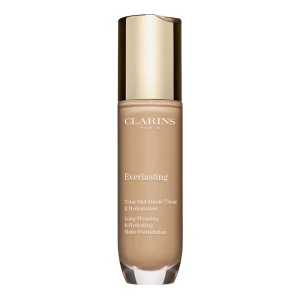 Тональна основа для обличчя - Clarins Everlasting Long-Wearing And Hydrating Matte Foundation, 110N Honey, 30 мл