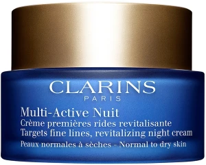 Нічний крем для нормальної та сухої шкіри - Clarins Clarins Multi-Active Nuit Night Cream Normal To Dry Skin, 50 мл