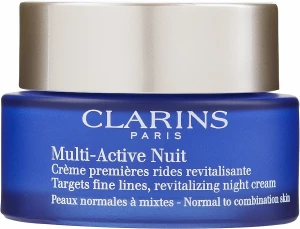 Ночной крем для нормальной и комбинированой кожи - Clarins Multi-Active Nuit Night Cream Normal to Combination Skin, 50 мл