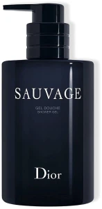Парфюмированный гель для душа - Dior Sauvage Shower Gel, 250 мл