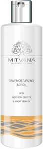 Зволожуючий лосьйон для обличчя - Mitvana Daily Moisturizing Lotion with Aloe vera, Olive oil & Wheat germ oil, 200 мл