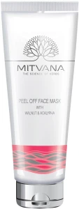 Пілінг-маска для обличчя з волоським горіхом та акаліфою - Mitvana Peel Off Face Mask with Walnut & Acalypha, 100 мл