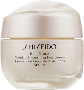 Денний крем, що розгладжує зморшки - Shiseido Benefiance Wrinkle Smoothing Cream SPF 25, 50 мл