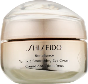 Крем для повік від зморшок - Shiseido Benefiance Wrinkle Smoothing Eye Cream, 15 мл