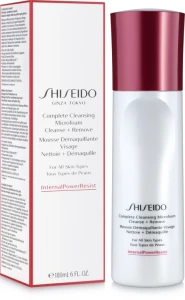 Очищувальна пінка для зняття макіяжу - Shiseido Complete Cleansing Microfoam, 180 мл