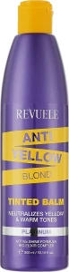 Тонувальний бальзам для світлого волосся з антижовтим ефектом - Revuele Anti Yellow Tinted Balm, 300 мл