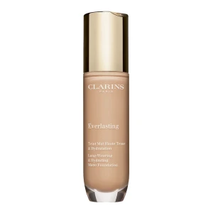 Стійка тональна основа для обличчя з матуючим ефектом - Clarins Everlasting Long-Wearing And Hydrating Matte Foundation, 107C Beige, 30 мл