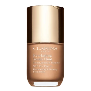 Стійкий тональний флюїд для обличчя SPF 15 з омолоджуючою дією - Clarins Everlasting Youth Fluid, 110 Honey, 30 мл