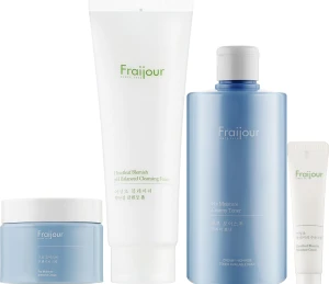 Набір базового догляду для сухої та чутливої ​​шкіри з центілою та пробіотиками - Fraijour Basic Care for Dry and Sensitive Skin Kit, 4 продукти