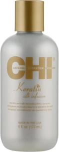 Жидкий шелк для волос - CHI Keratin Silk Infusion, 177 мл