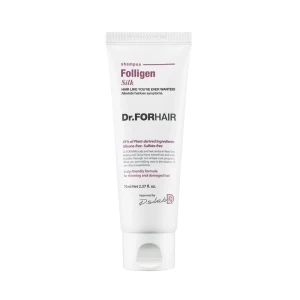Шампунь для поврежденных волос - Dr. ForHair Folligen Silk Shampoo, 70 мл