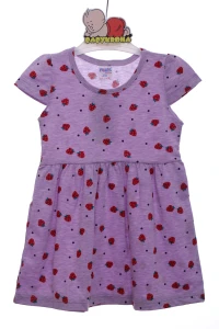 Ferix baby Платье трикотажное Ferix в Клубничку фиолетовое, 110