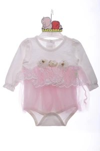 Enes Baby Боди-платье с рюшей для девочки хлопок Enes Baby, 68