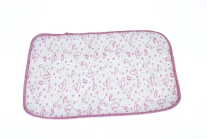 MiniPapi Пелюшка-клеєнка для дівчинки рожева Ваву 40*60 см MiniPapi