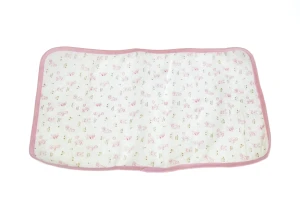 MiniPapi Пелюшка-клеєнка для дівчинки рожева Зайчик 40*60 см MiniPapi