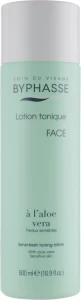 Лосьон-тоник с алоэ вера для чувствительной кожи лица - Byphasse Sensi-fresh Toning Lotion, 500 мл