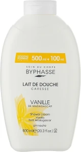 Крем для душа "Ваниль" - Byphasse Caresse Shower Cream, 600 мл