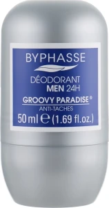 Чоловічий роликовий дезодорант "Захоплюючий рай" - Byphasse 24h Deodorant Man Groovy Paradise, 50 мл
