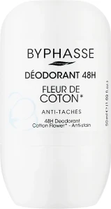 Роликовый дезодорант с хлопком - Byphasse 48H Cotton Flower Deodorant, 50 мл