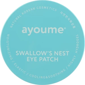 Патчі під очі з екстрактом ластівчиного гнізда - Ayoume Swallow's Nest Eye Patch, 60 шт