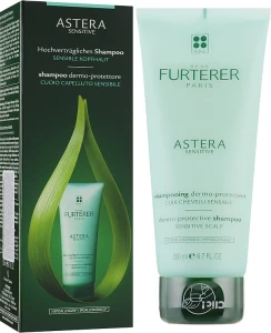 Успокаивающий шампунь для чувствительной кожи головы - Rene Furterer Astera High Tolerance Shampoo, 200 мл