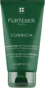 Регулирующий и нормализующий шампунь - Rene Furterer Curbicia Lightness Regulating Shampoo, 150 мл
