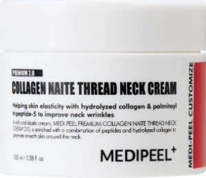 Колагеновий пептидний крем для шиї і декольте - Medi peel Collagen Naite Thread Neck Cream, 100 мл