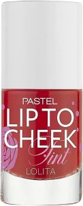 Тінт для губ та щік - Pastel Lip To Cheek Tint, тон 02 LOLITA, 9.6 мл