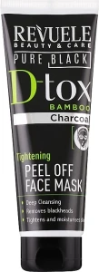 Revuele Маска-плівка для обличчя з бамбуковим вугіллям Pure Black Detox Peel Off Face Mask