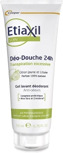 Etiaxil Гель-дезодорант для душу з пробіотиком, цитрусовий Care Deo-Douche Protection 24H Deodorant