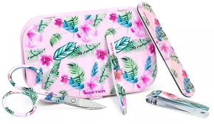 Beter Маникюрный набор, розовый Mini Travel Kit Manicure Set