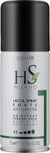 HS Milano Лак для волос сильной фиксации Hairspray Strong Hold