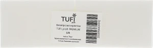 Tufi profi Безворсовые салфетки плотные, 4х6см, 70 шт, белые Premium