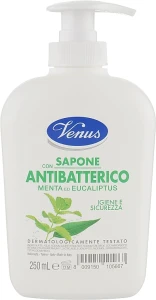 Venus Жидкое мыло с ментолом и эвкалиптом "Антибактериальное"