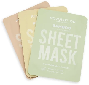 Revolution Skincare Набор масок для сухой кожи Dry Skin Biodegradable Sheet Mask (f/mask/3pcs)
