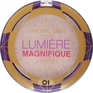 Vivienne Sabo Lumiere Magnifique Poudre Компактная сияющая пудра для лица