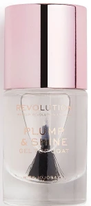 Makeup Revolution Топ для гель-лаку Top Coat Gel Plump&Shine
