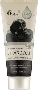 Ekel Пілінг для обличчя з екстрактом деревного вугілля Peeling Gel Charcoal