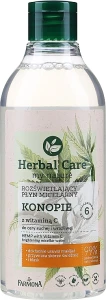 Farmona Мицеллярная вода с конопляным маслом и витамином С для очень сухой кожи лица Herbal Care