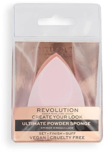 Makeup Revolution Бьюти-блендер, розовый Create Your Look Ultimate Powder Sponge