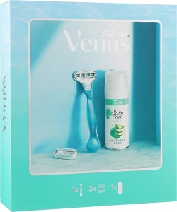 Gillette Набор Venus Smooth (razor + refil/2pcs + shave/gel/75ml)