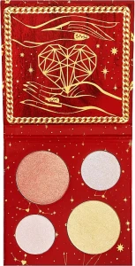 NYX Professional Makeup Gimme Superstars! Палетка хайлайтеров для лица из 4 оттенков