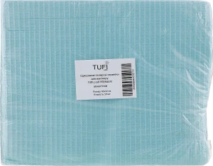 Tufi profi Паперові серветки для манікюру, вологостійкі, 40х32 см, сині Tuffi Proffi Premium