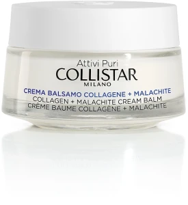 Collistar Крем-бальзам з колагеном і малахітом для обличчя Pure Actives Collagen + Malachite Cream Balm