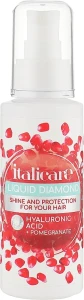 Italicare Жидкие кристаллы для блеска волос " Гранат" Liquid Diamond