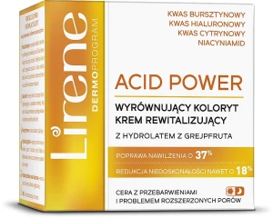 Lirene Відновлювальний крем для обличчя з бурштиновою кислотою Acid Power
