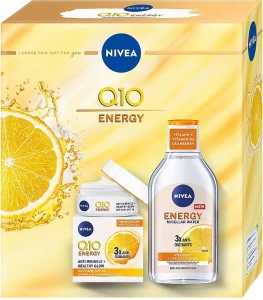 Nivea Набор Xmas Q10 Energy (d/f/cr/50ml + micellar/w/400ml)