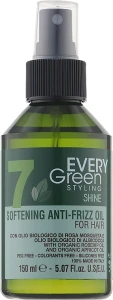 Dikson Пом'якшувальна олія для розплутування волосся Every Green N.7 Softening Anti Frizz Oil