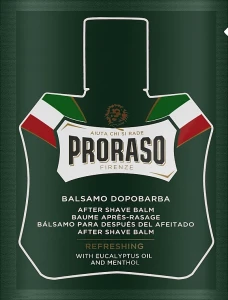 Proraso Бальзам після гоління з евкаліптовою олією й ментолом Green Line After Shave Balm (пробник)